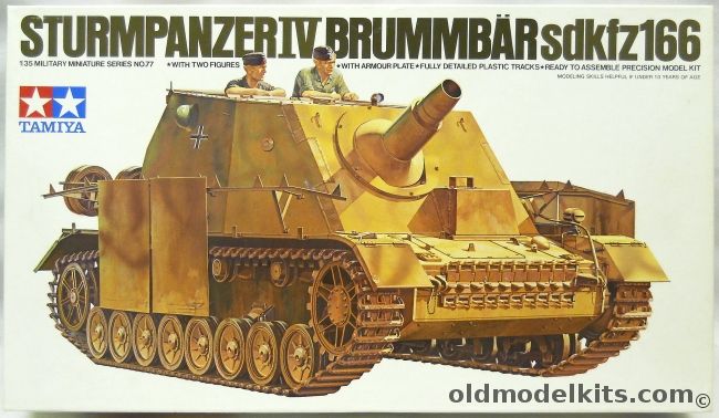 Tamiya 1/35 Sturmpanzer IV Brummbar - Sdkfz 166, MM177 plastic model kit