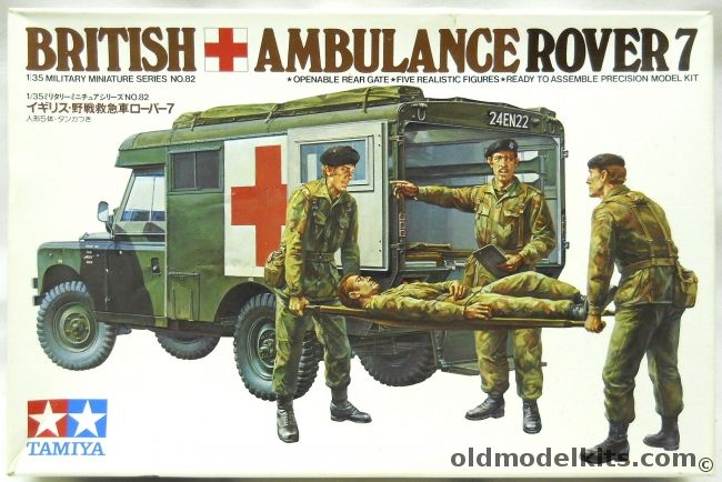 Tamiya 1/35 British Ambulance Rover 7, MM182 plastic model kit