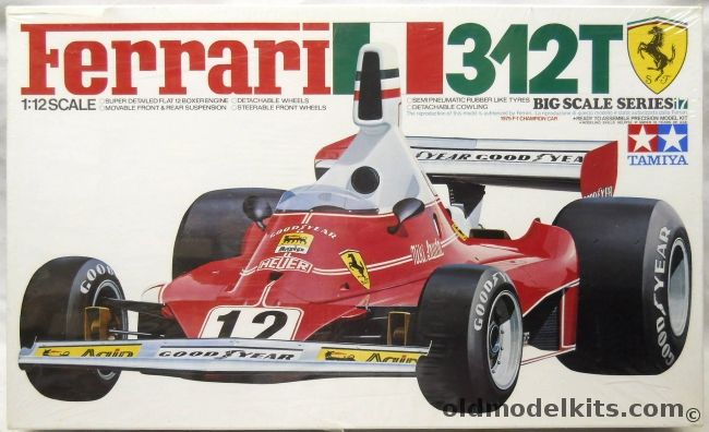 Tamiya 1/12 Ferrari 312T, BS1219 plastic model kit