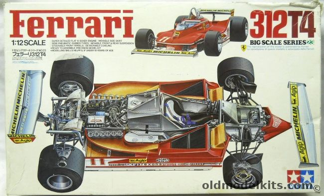 Tamiya 1/12 Ferrari 312T4 - (312 T4), BS1225 plastic model kit