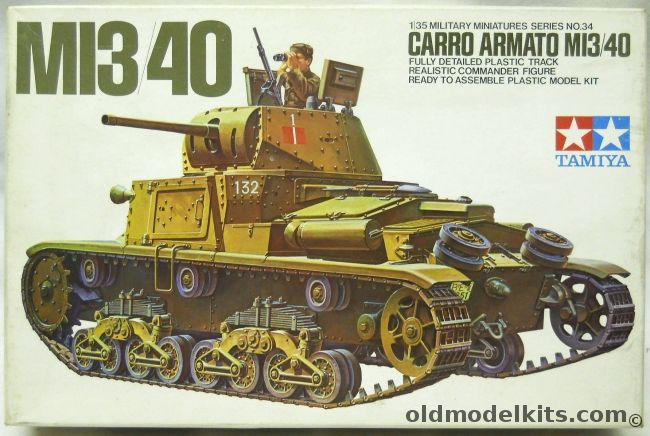 Tamiya 1/35 Carro Armato M13/40 Tank, MM134 plastic model kit