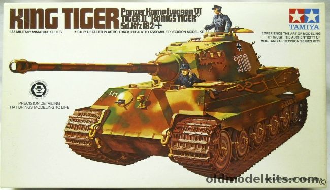 Tamiya 1/35 King Tiger - Panzer Kampfwagen VI Tiger II Konigs Tiger Sd.Kfz.182, MM157 plastic model kit