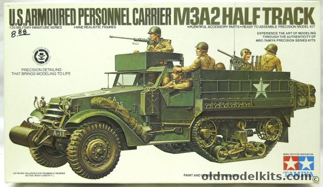 Tamiya 1/35 M3A2 Halftrack Armored Personnel Carrier, MM-170A plastic model kit