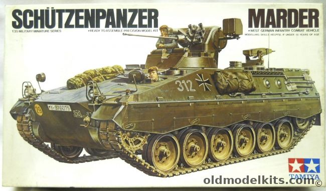 Tamiya 1/35 Schutzenpanzer Marder - Infantry Combat Vehicle, MM198 plastic model kit