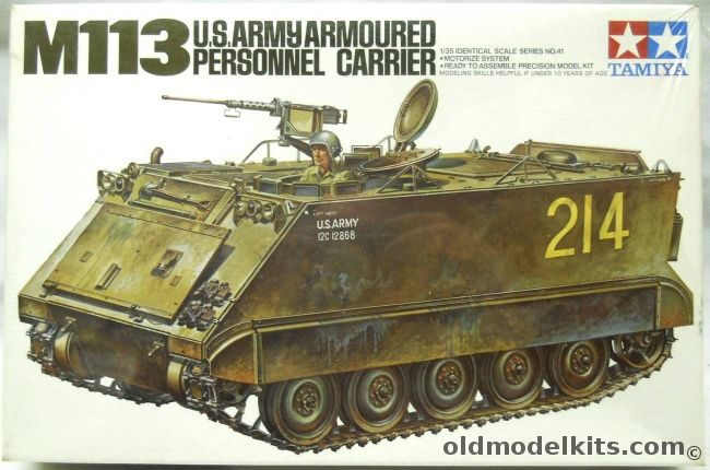 Tamiya 1/35 M113  US Armoured Personnel Carrier Motorized, MT141 plastic model kit