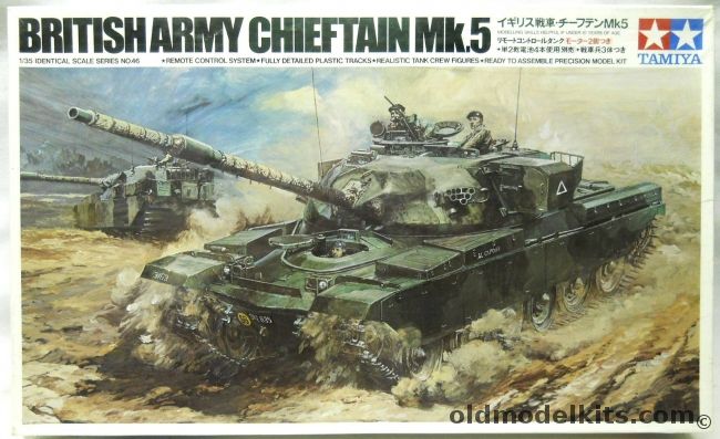 Tamiya 1/35 Chieftain Mk.5 Remote Control Motorized, MT248 plastic model kit