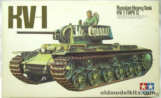 Tamiya 1/35 KV-1 Type C Russian Heavy Tank, MT334 plastic model kit