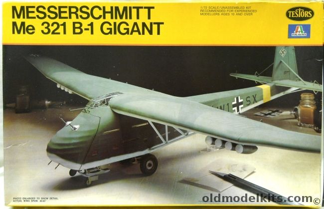 Testors 1/72 Messerschmitt Me-321 B-1 Gigant, 865 plastic model kit