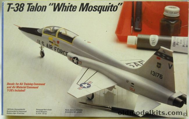 Testors 1/48 T-38 Talon White Mosquito, 337 plastic model kit