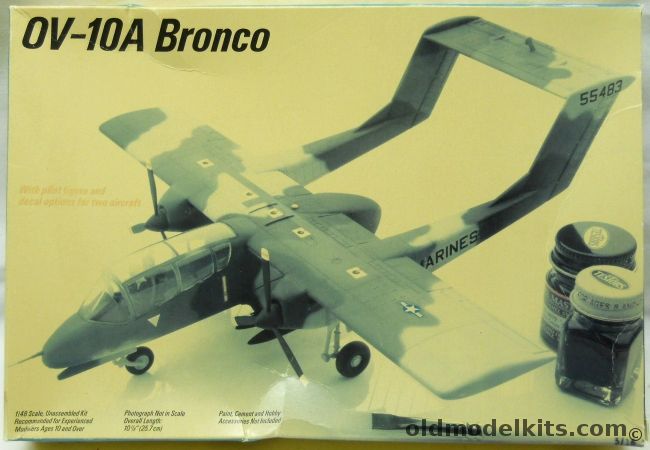 Testors 1/48 OV-10A Bronco - US Marines or USAF 27th Tactical Air Support  Sq - (ex-Hawk), 506 plastic model kit