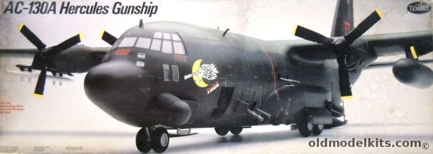 Testors 1/48 Lockheed AC-130A Hercules Gunship, 596 plastic model kit