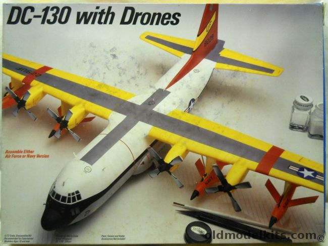 Testors 1/72 Lockheed DC-130 Drone Director with Drones - Air Force or Navy, 690 plastic model kit