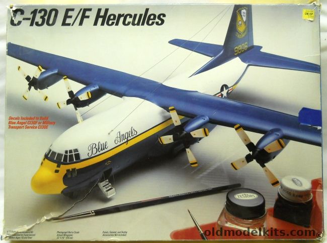 Testors 1/72 C-130F Blue Angels or C-130E MATS, 695 plastic model kit