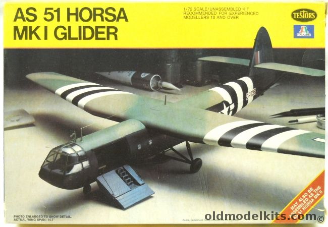 Testors 1/72 Airspeed 51 Horsa Mk I, 862 plastic model kit