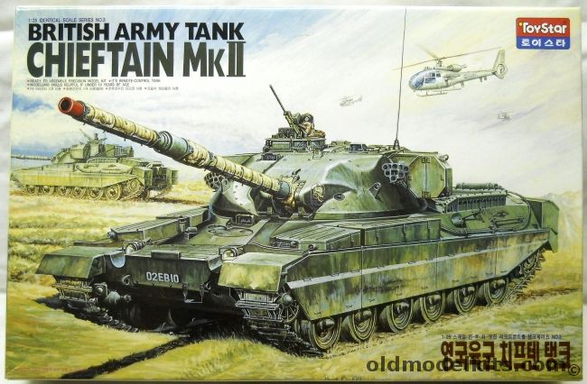 Academy 1/25 Chieftain MkII - Motorized Remote Control - (ex  Tamiya), TS148 plastic model kit