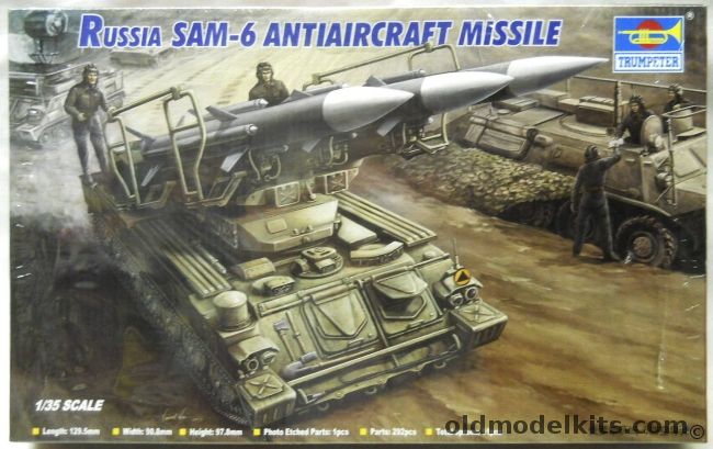 Trumpeter 1/35 SAM-6 Antiaircraft Missile, 00361 plastic model kit