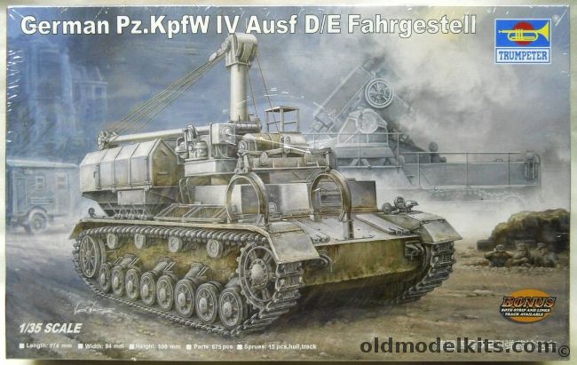 Trumpeter 1/35 German Px.Kpfw IV Ausf D/E Fahrgestell, 00362 plastic model kit