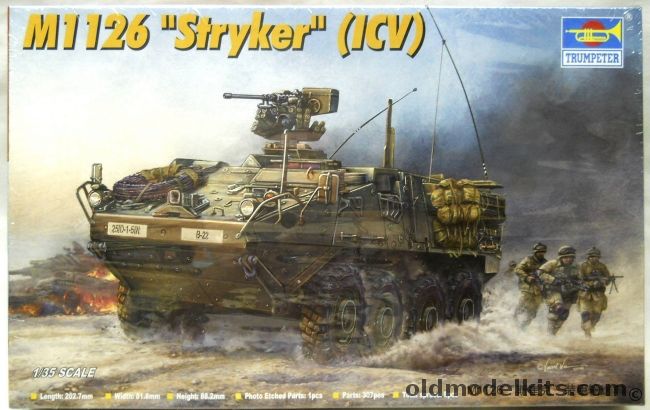 Trumpeter 1/35 M1126 Stryker (ICV), 00375 plastic model kit