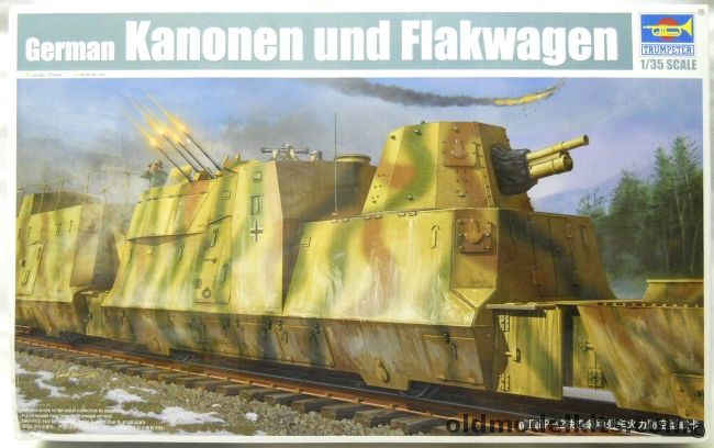 Trumpeter 1/35 Kanonen Und Flakwagen - Armored Train Type BP-42, 01511 plastic model kit