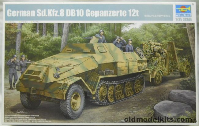 Trumpeter 1/35 German Sd.Kfz.8 DB10 Gepanzerte 12t, 01584 plastic model kit