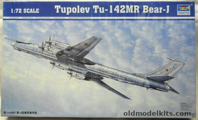 Trumpeter 1/72 Tupolev Tu-142 MR Bear J - (Tu142MR), 01609 plastic model kit