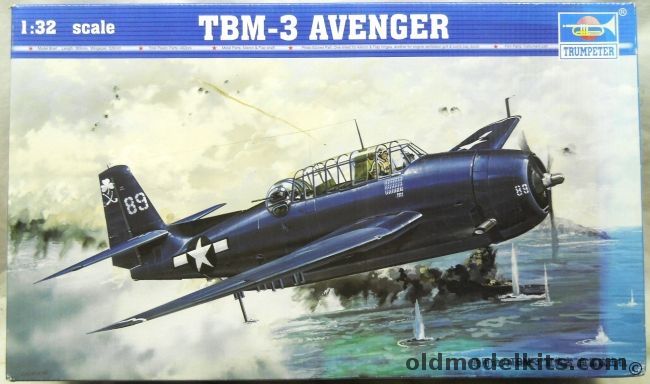 Trumpeter 1/32 Grumman TBM-3 Avenger, 02234 plastic model kit
