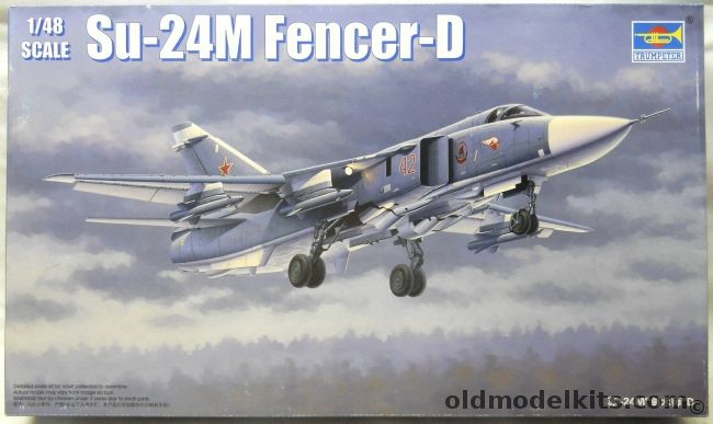 Trumpeter 1/48 Su-24M Fencer D, 02835 plastic model kit