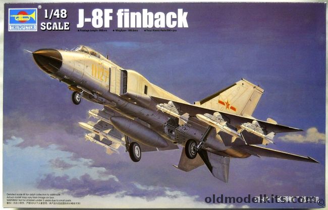 Trumpeter 1/48 J-8F Finback, 02847 plastic model kit