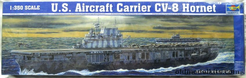 Trumpeter 1/350 USS Hornet CV-8 Aircraft Carrier - Doolittle Tokyo Raid, 05601 plastic model kit