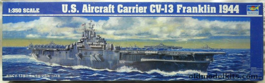 Trumpeter 1/350 USS Franklin CV-13 1944 - Aircraft Carrier Essex Class, 05604 plastic model kit