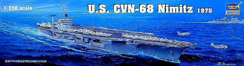 Trumpeter 1/350 USS Nimitz CVN-68 Aircraft Carrier 1975, 05605 plastic model kit