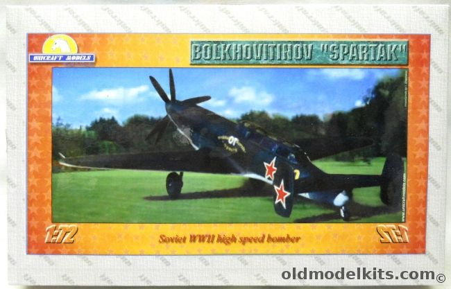 Unicraft 1/72 Bolkhovitinov Spartak - Soviet WWII High Speed Bomber plastic model kit