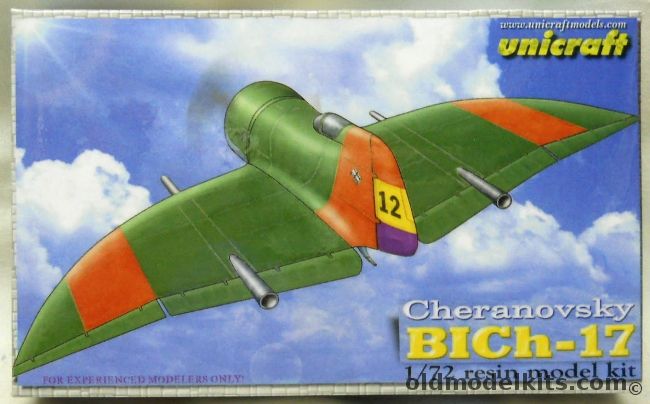 Unicraft 1/72 Cheranovsky BICh-17 plastic model kit