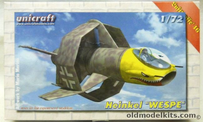 Unicraft 1/72 Heinkel WESPE plastic model kit