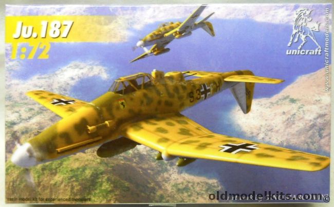 Unicraft 1/72 Junkers Ju.187 - (Ju187) plastic model kit