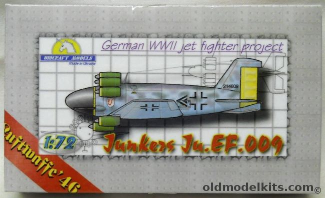 Unicraft 1/72 Junkers Ju.EF.009 - (Ju Ef009) plastic model kit