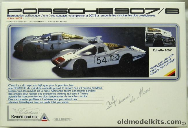 Union 1/24 Porsche 907 or 908, MC76-2000 plastic model kit