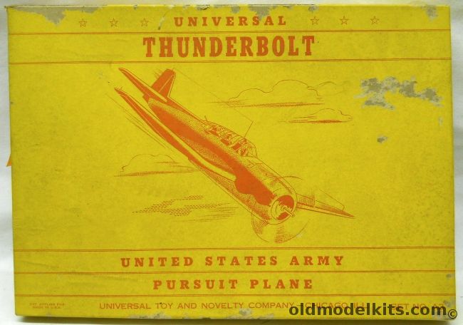 Universal 1/43 Thunderbolt P-47, A3 plastic model kit