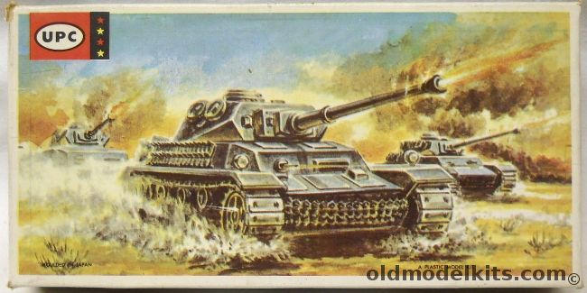 UPC 1/87 German Tank Mark IV / F2 - Panzer IV - HO Scale, 3025-29 plastic model kit