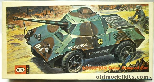 UPC 1/35 Scorpion Swiss Armored Car - (ex Tamiya), 5160-100 plastic model kit
