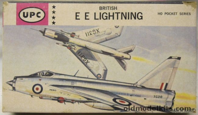 UPC 1/98 English Electric BAC Lightning - (ex Marusan), 7034-49 plastic model kit
