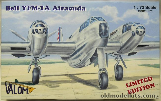 Valom 1/72 Bell YFM-1A Airacuda - Limited Edition, 72022 plastic model kit