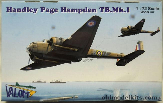 Valom 1/72 Handley Page Hampden TB.Mk.I, 72042 plastic model kit