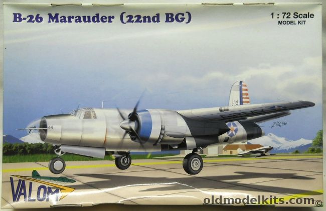 Valom 1/72 B-26 Marauder - USAAF 22nd Bomb Group Langley Virginia USA 1941 / USAAF 22nd BG Australia February 1942, 72043 plastic model kit