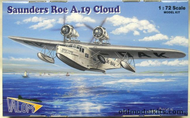 Valom 1/72 Saunders Roe A.19 Cloud - (A-19), 72061 plastic model kit