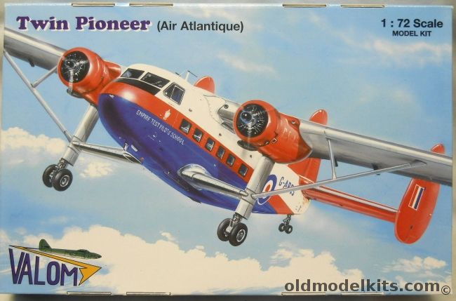 Valom 1/72 Twin Pioneer - Air Atlantique Or Empire Test Pilots School, 72137 plastic model kit