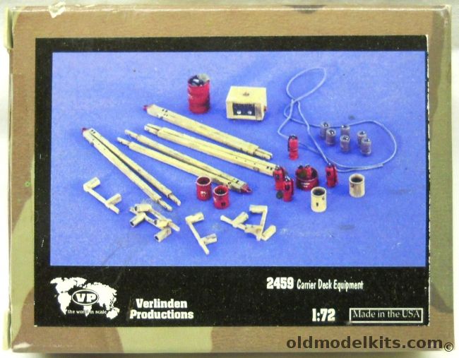 Verlinden 1/72 Carrier Deck Equipment, 2459 plastic model kit