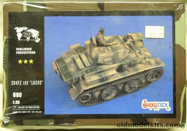 Verlinden 1/35 Sd.Kfz. 123 Luchs - SuperTech Issue, 680 plastic model kit