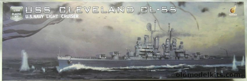 Very Fire 1/350 USS Cleveland CL-55 Light Cruiser, VF350920 plastic model kit