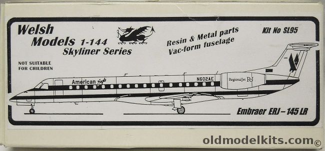 Welsh 1/144 Embraer EMJ-145 LR - American Eagle Airlines, SL95 plastic model kit